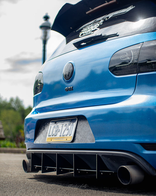 MK6 GTI Diffuser - Version 2 Sleek