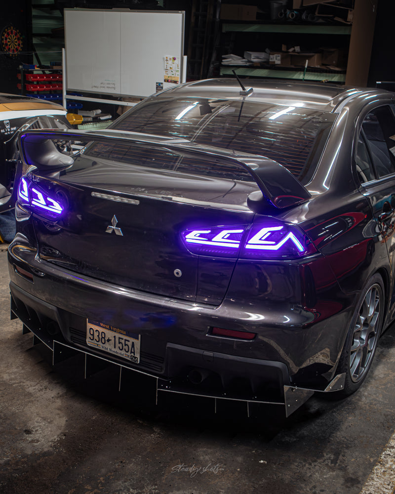 Evo 4 Rear Diffuser Mitsubishi Evo X Rear Diffuser | Sleek Aero
