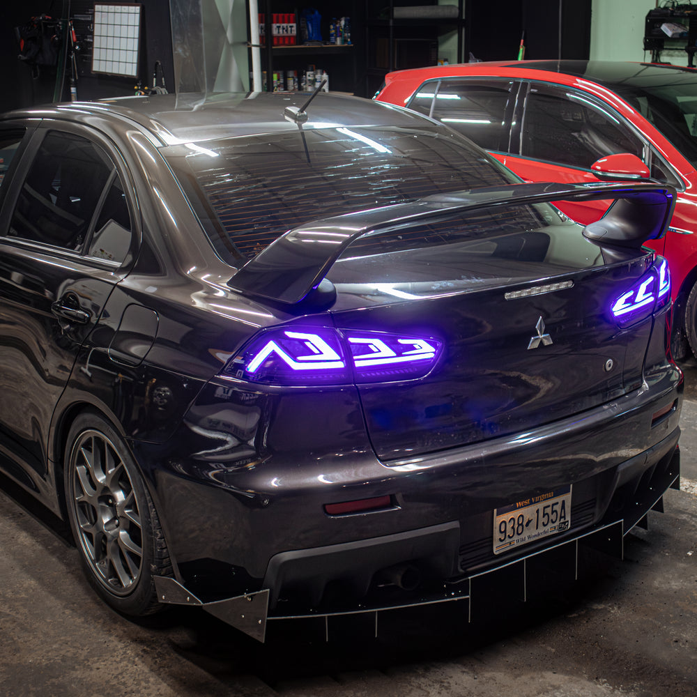 Evo 4 Rear Diffuser Mitsubishi Evo X Rear Diffuser | Sleek Aero