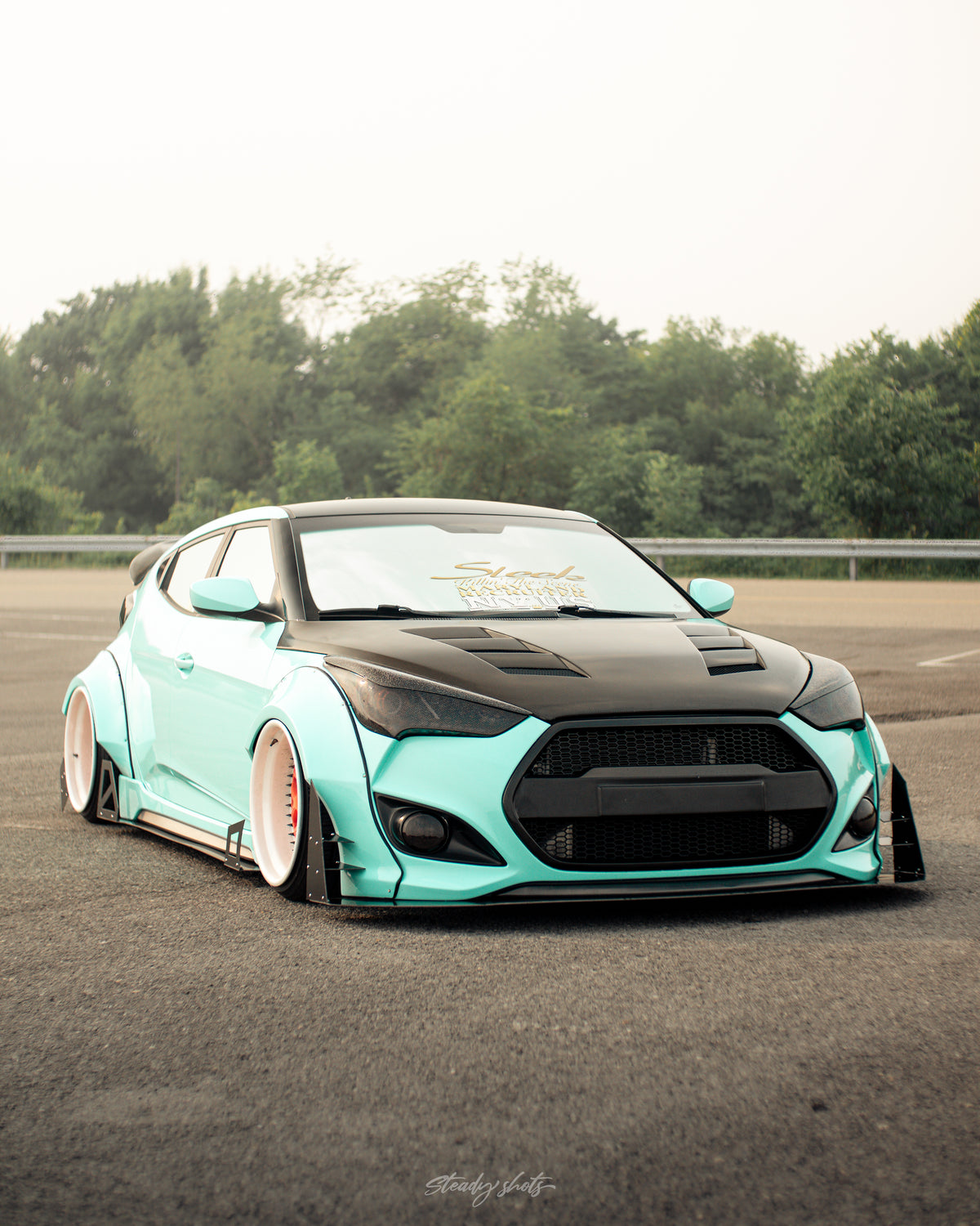 1st Gen Hyundai Veloster Widebody Splitter Sleek