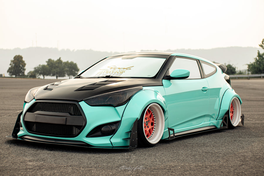 1st Gen Hyundai Veloster Widebody Side Skirts Sleek