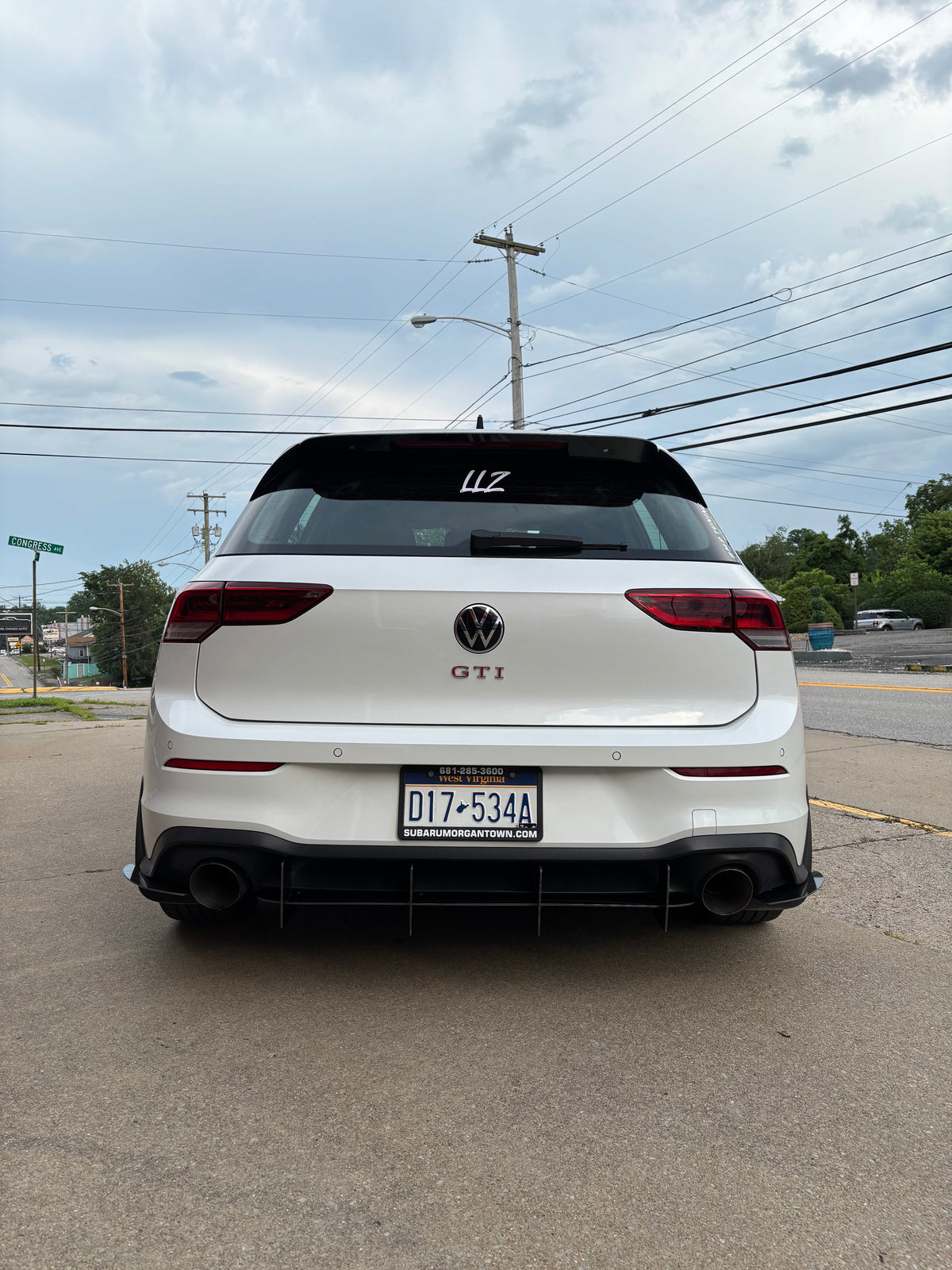 MK8 GTI OEM Rear Diffuser Sleek