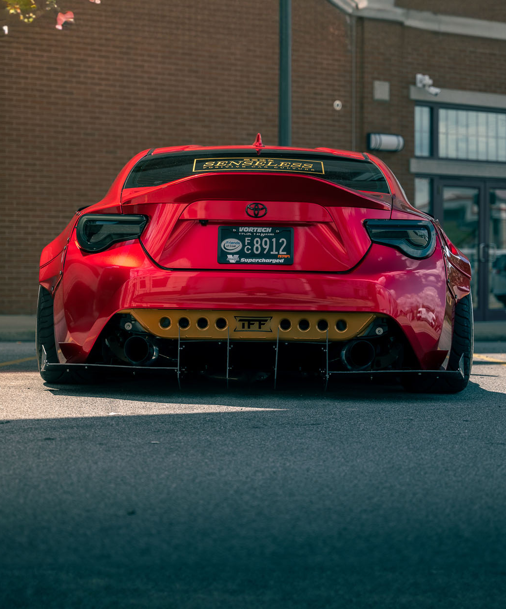 FRS/86/BRZ Cut Bumper Rear Diffuser