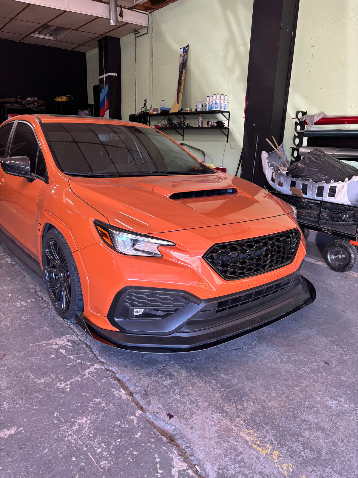 2022+ VB WRX Front Splitter Sleek