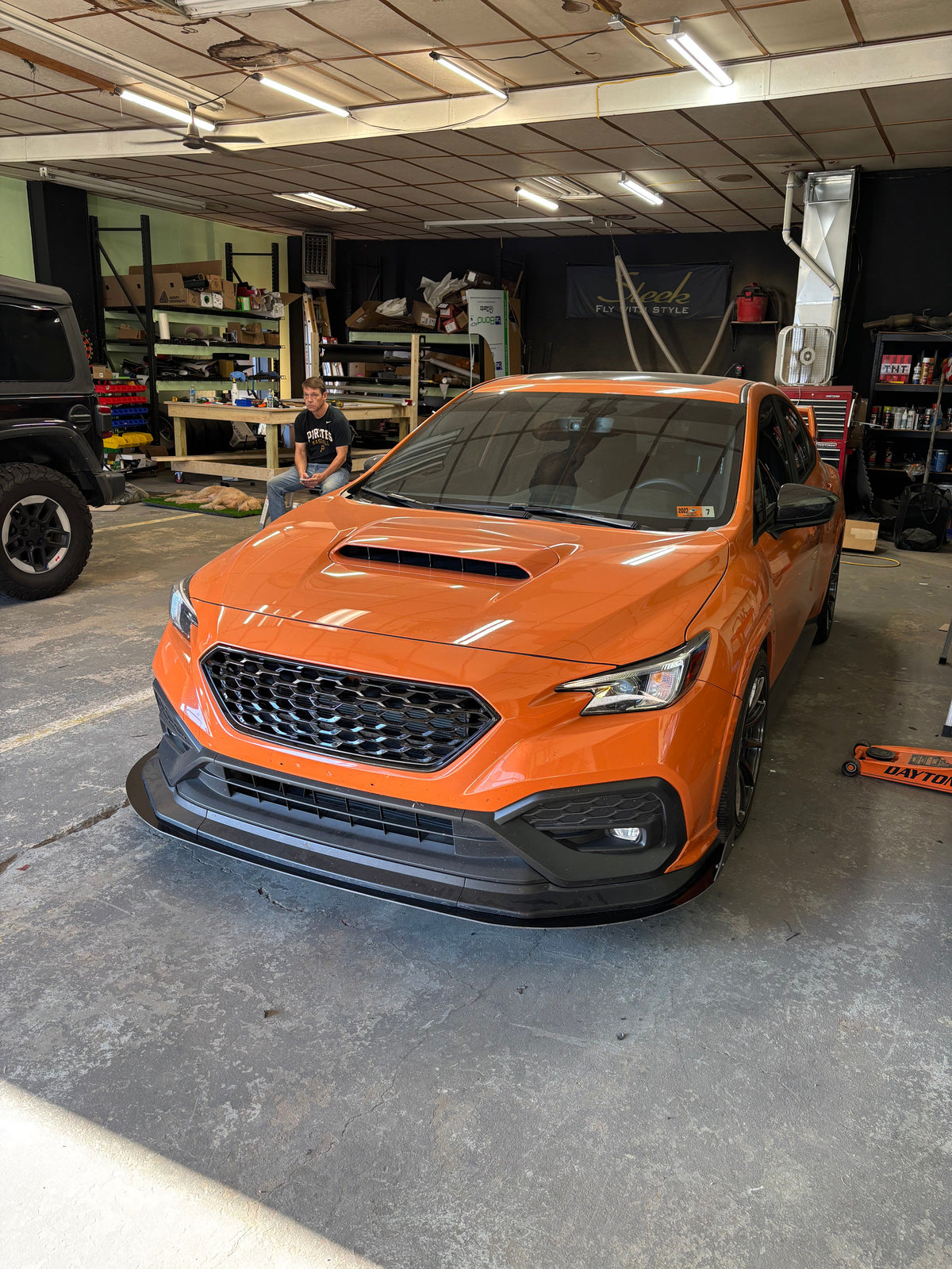 2022+ VB WRX Front Splitter Sleek