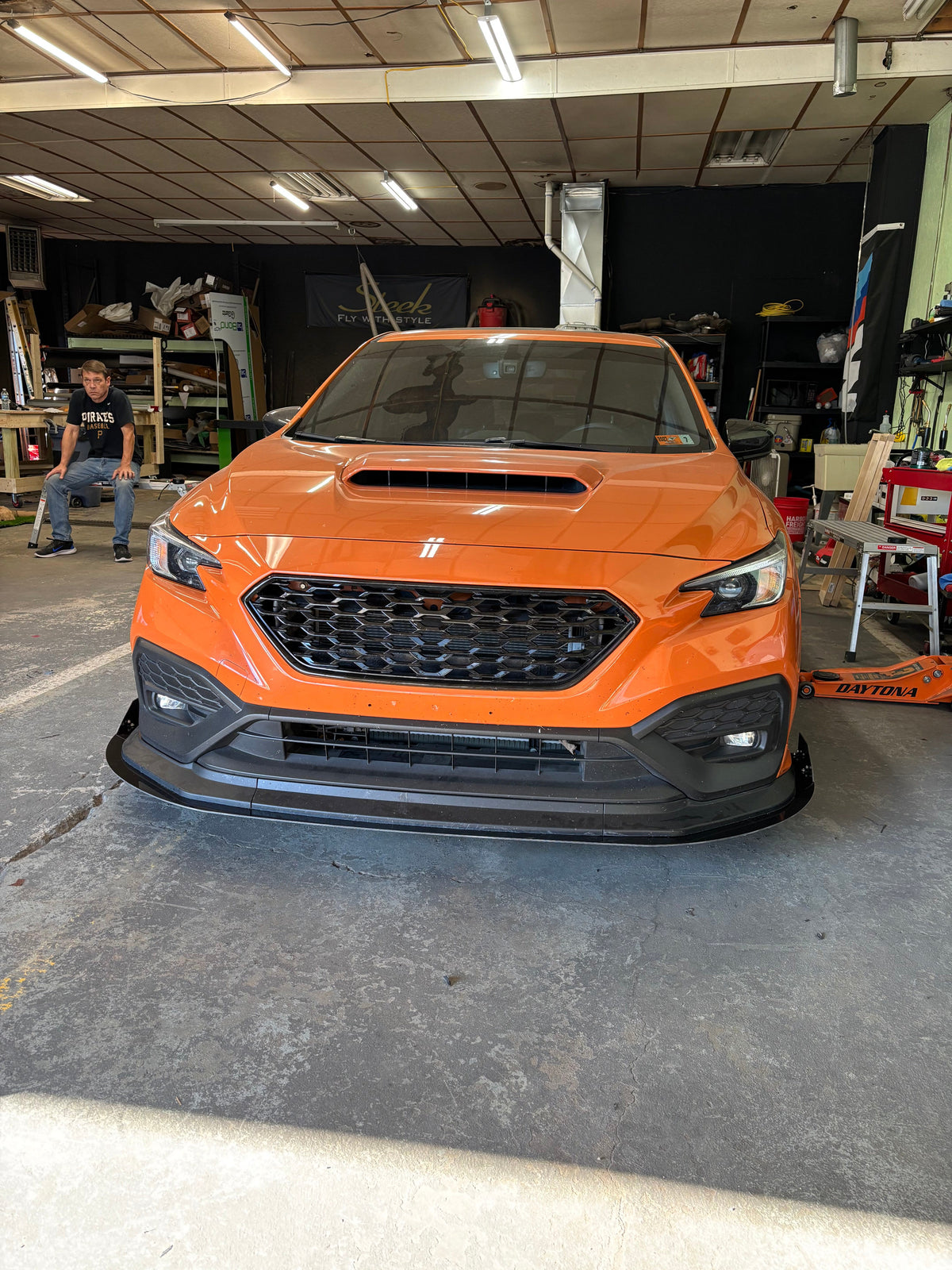 2022+ VB WRX Front Splitter Sleek