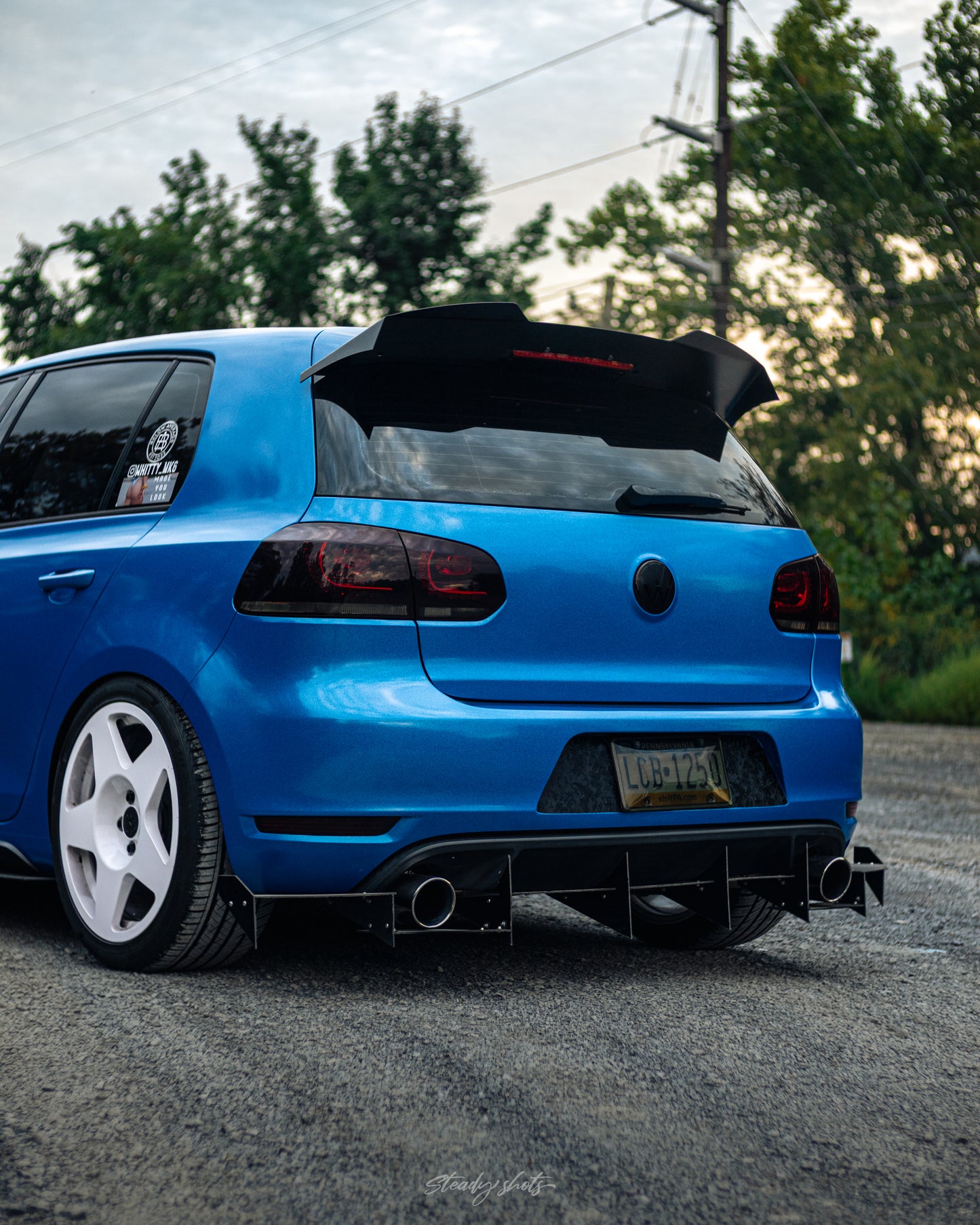 2010-2014 Volkswagen GTI MK6 Rear Diffuser