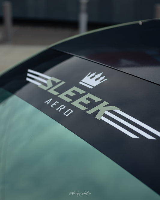 Sleek Aero Front Windshield Banner