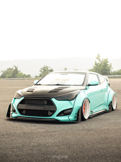 2012-2017 Hyundai Veloster Widebody Splitter