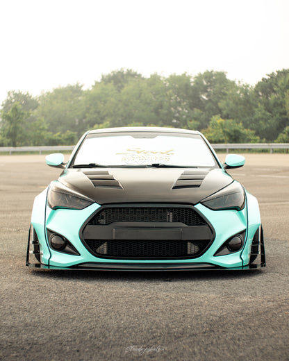 2012-2017 Hyundai Veloster Widebody Splitter