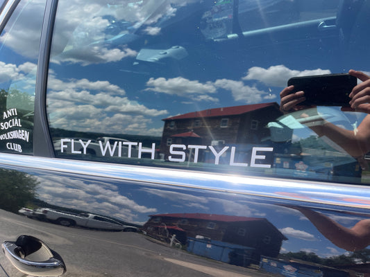 “Fly With Style” Decal